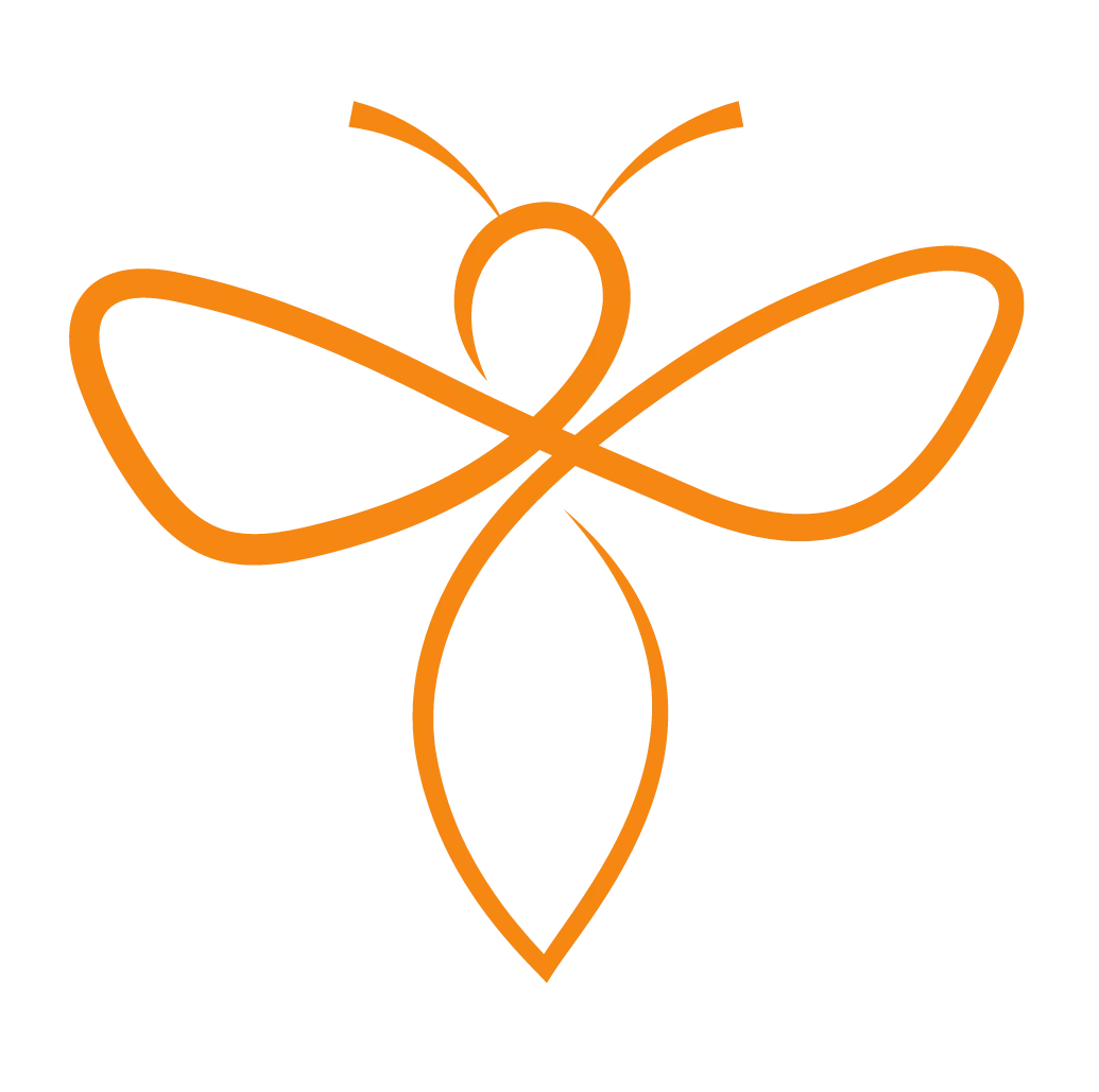 Une abeille stylisée
